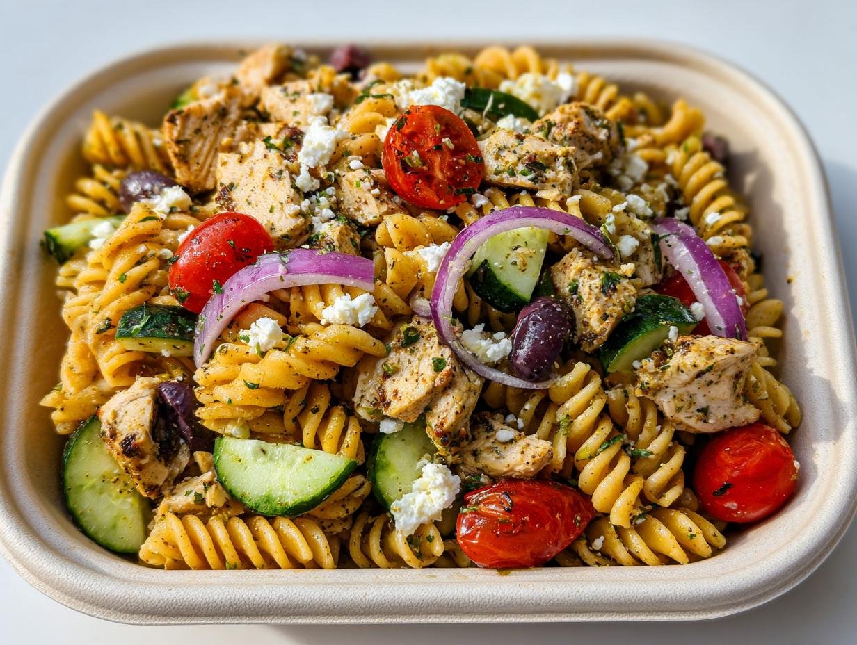 25g Protein Pasta Salad Meal Prep for Epic Weekday Lunches