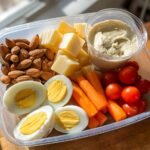 High protein snack box lunch ideas