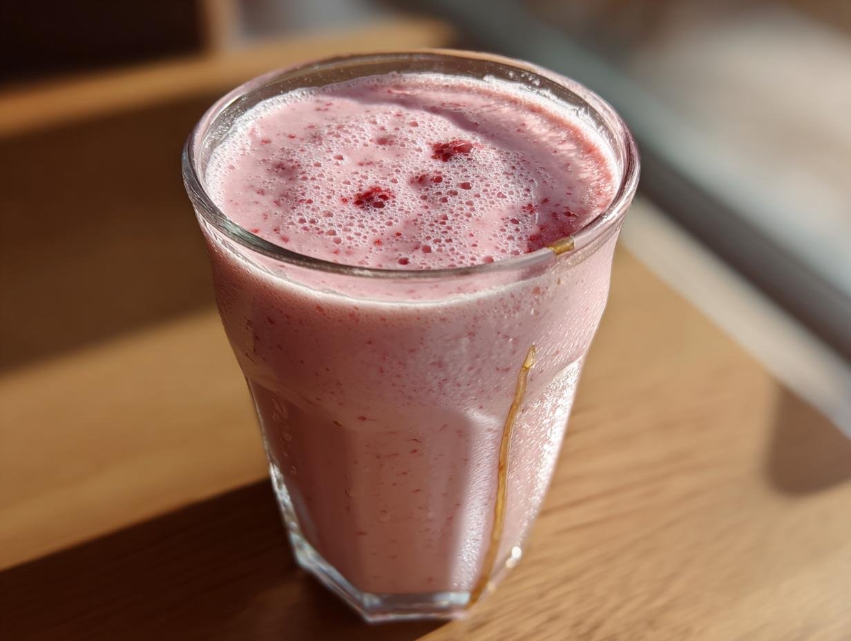 25g Protein Strawberry Banana Smoothie You’ll Crave Daily