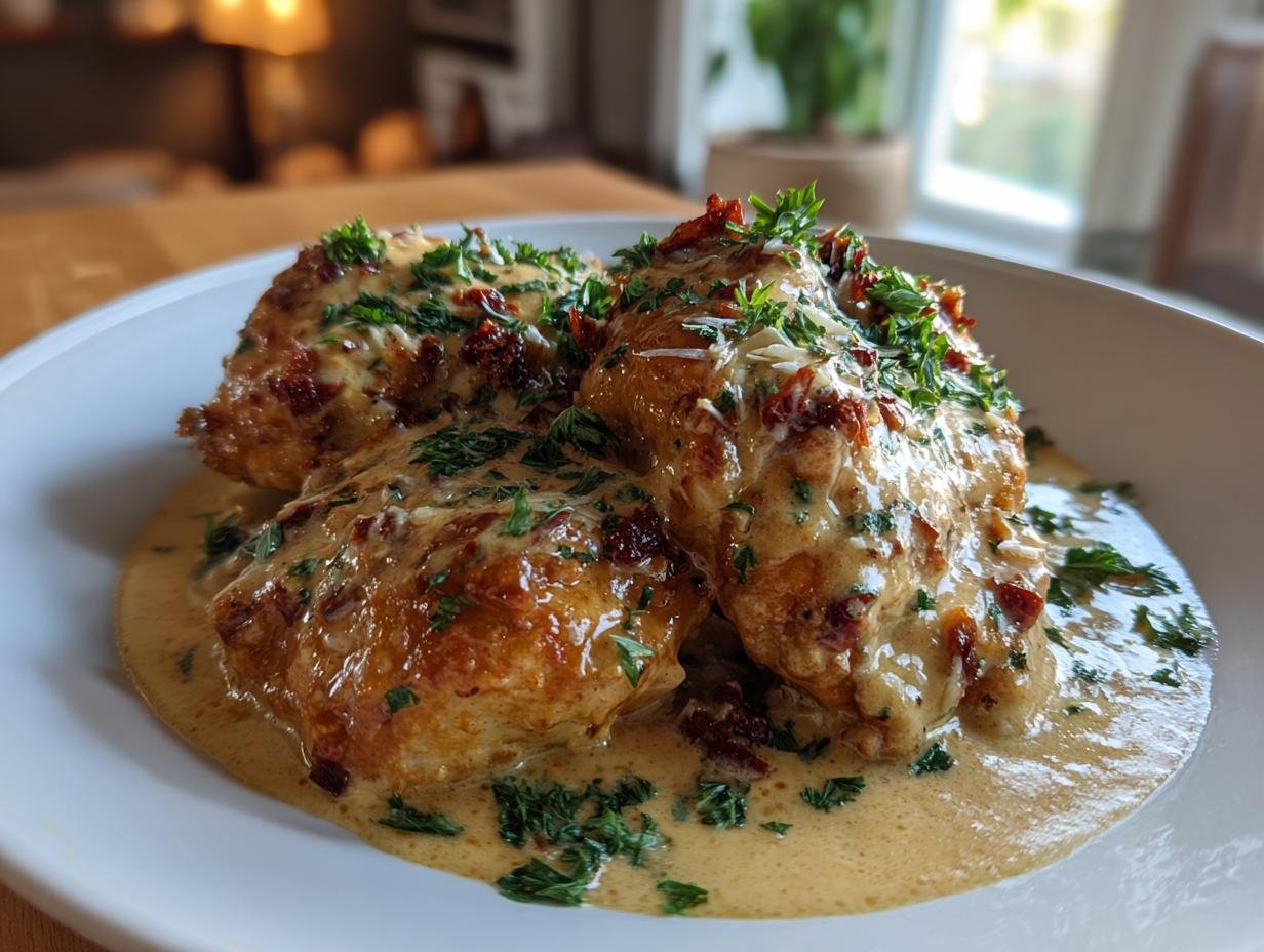 42g Protein Sun Dried Tomato Marry Me Chicken That’s Irresistible