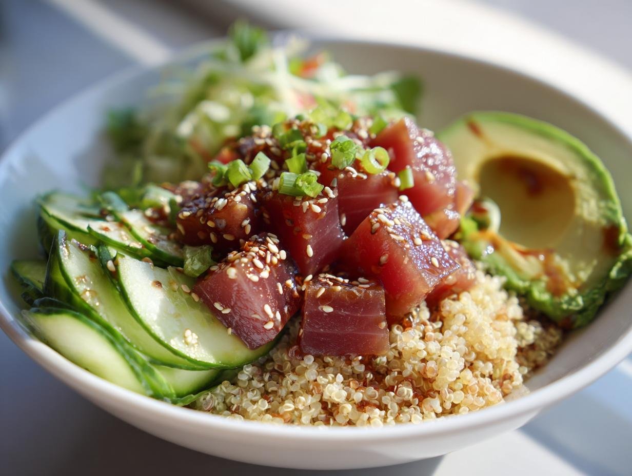 35g Protein Ahi Tuna Bowl – The Ultimate Energizing Meal