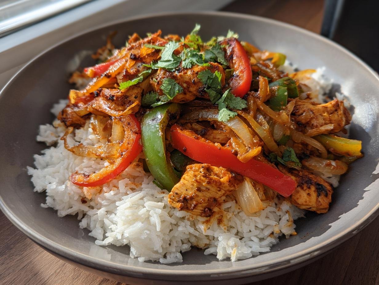 25-Minute High Protein Chicken Fajita Bowls That Wow