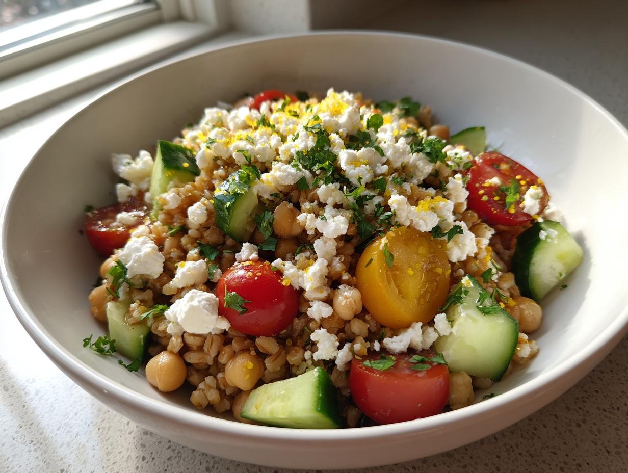27g Protein Farro Bowl That Keeps You Full For Hours