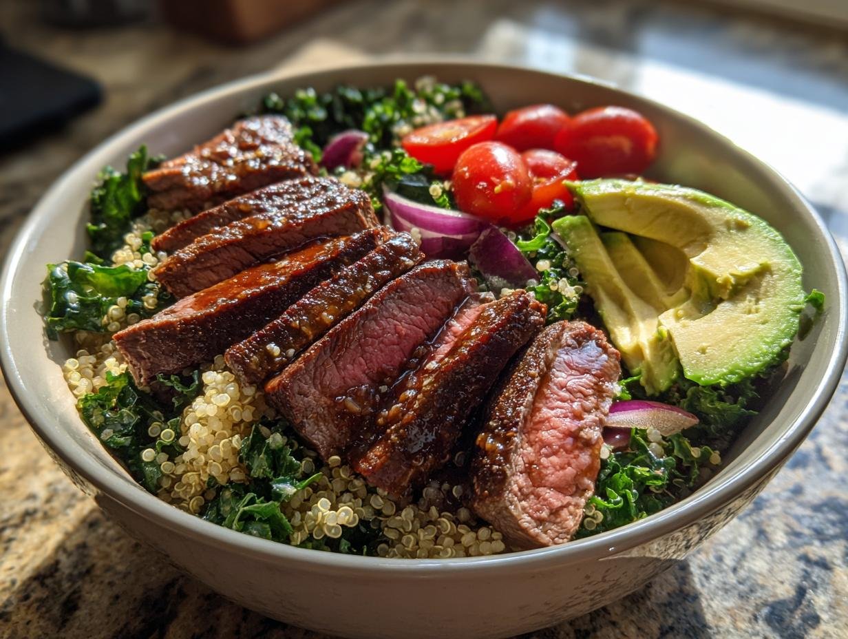 Juicy High Protein Sirloin Steak Bowls Pack 45g Protein