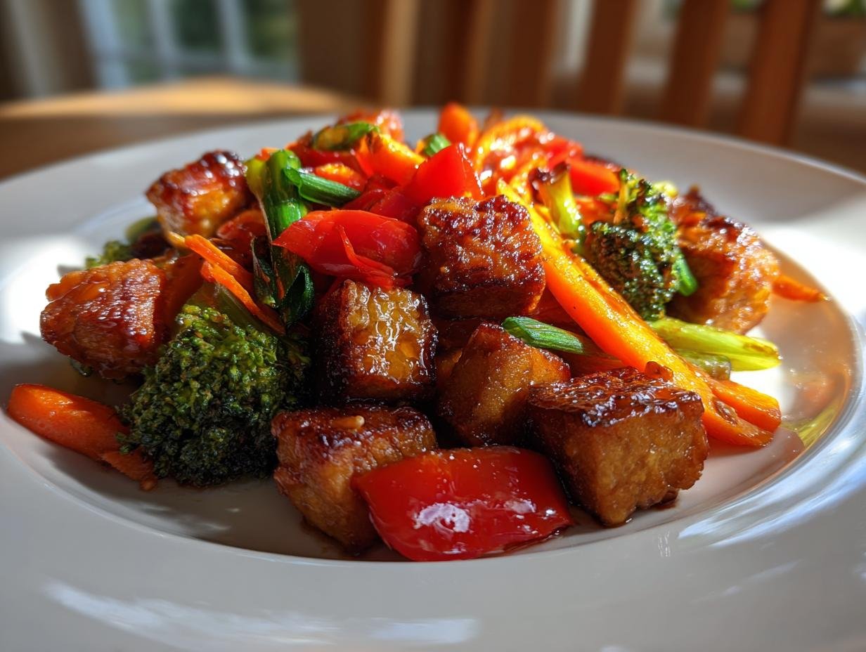 20g High Protein Tempeh Stir Fry Your Family Will Crave