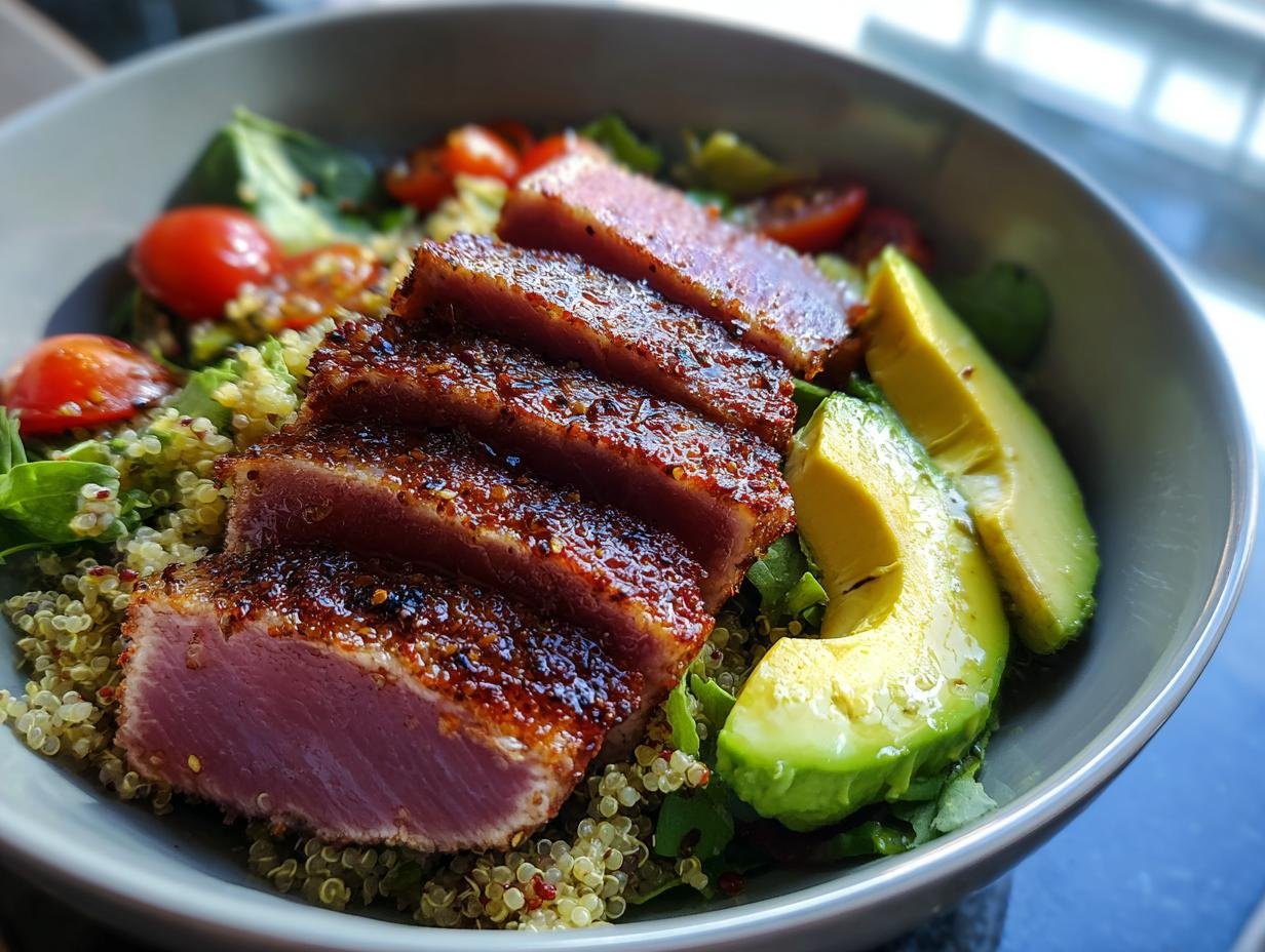 40g Protein High Protein Tuna Steak Bowls for Epic Energy