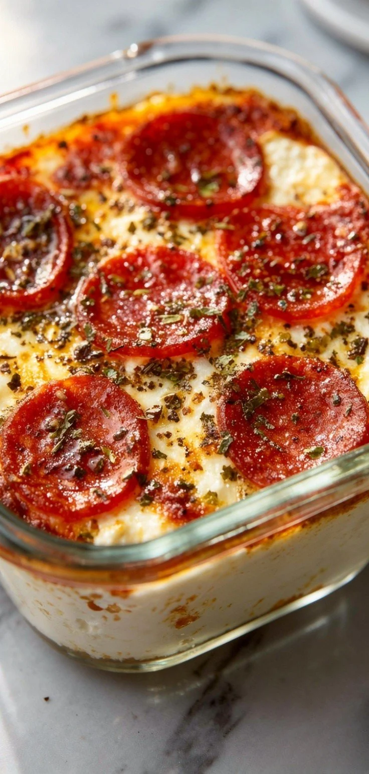 Cottage Cheese Pizza Bowl
