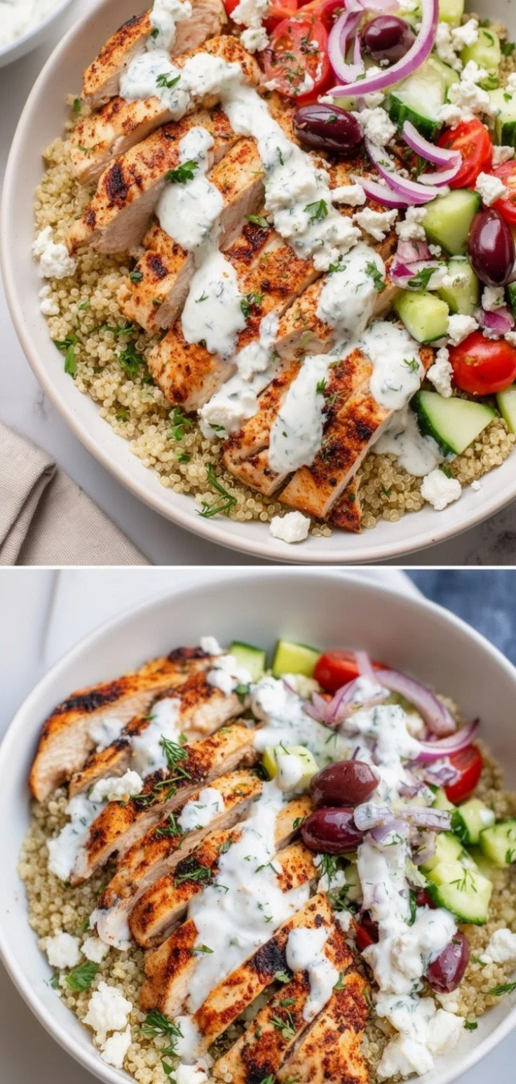 Greek Chicken Grain Bowl