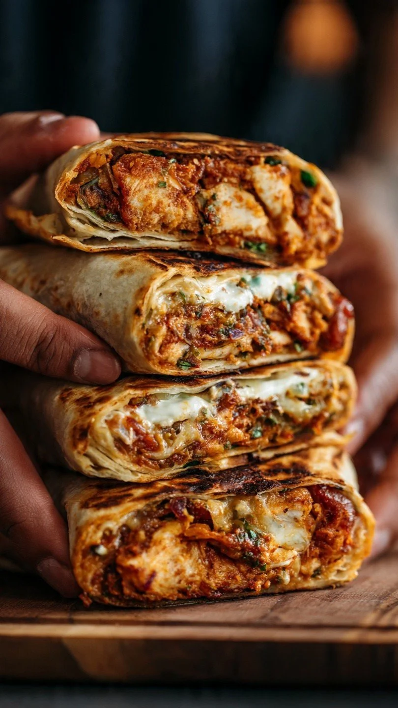 High Protein Chicken Crunch Wrap Supreme