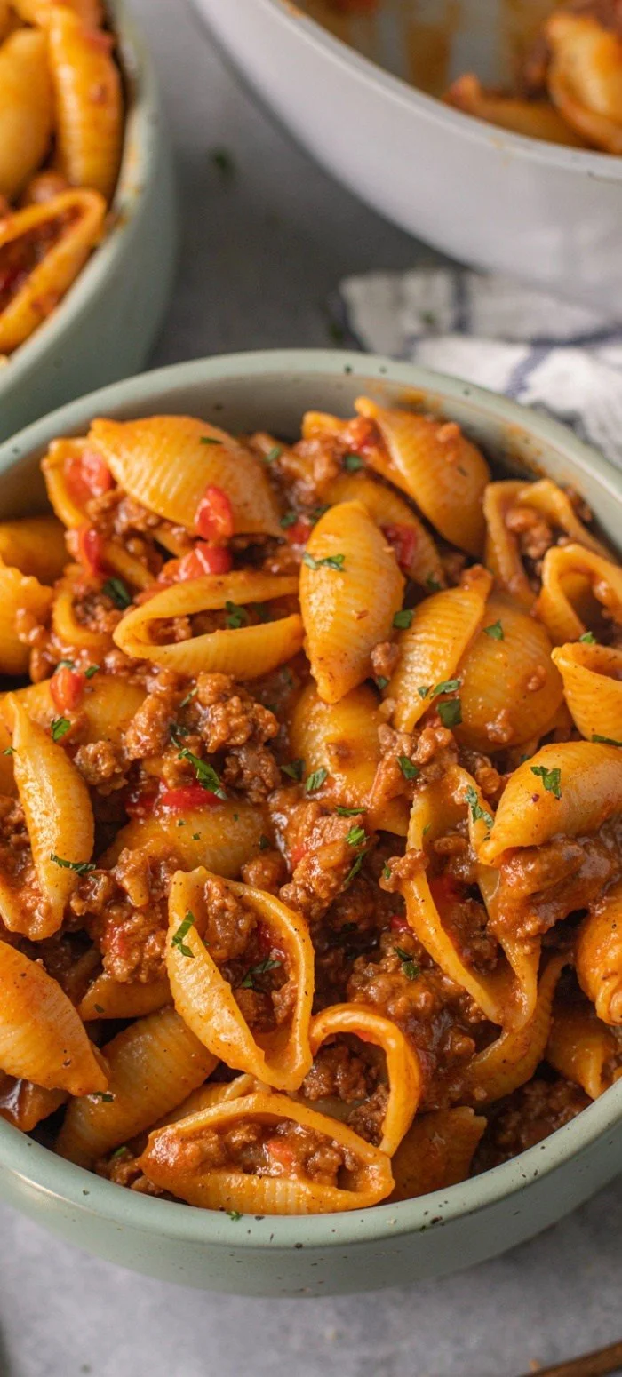High Protein Taco Pasta