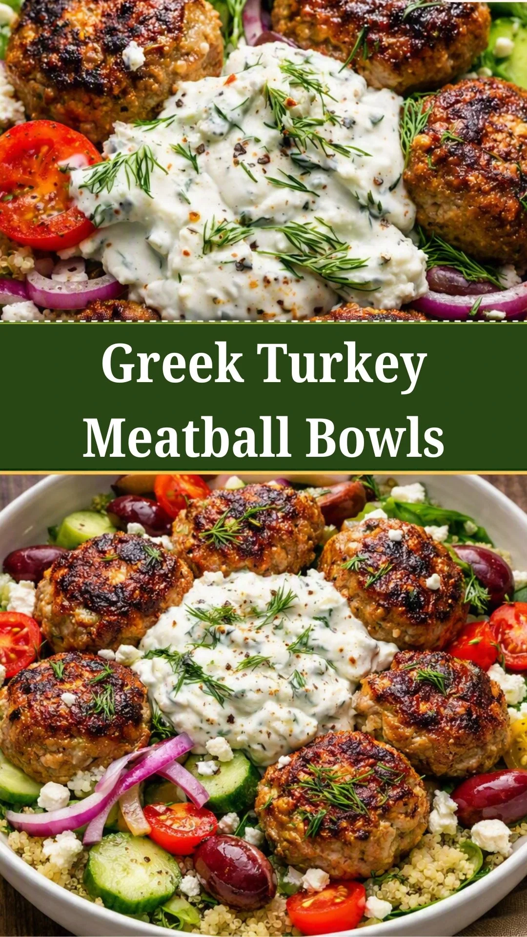 Greek Turkey Meatball Bowls: The Ultimate Mediterranean Dinner