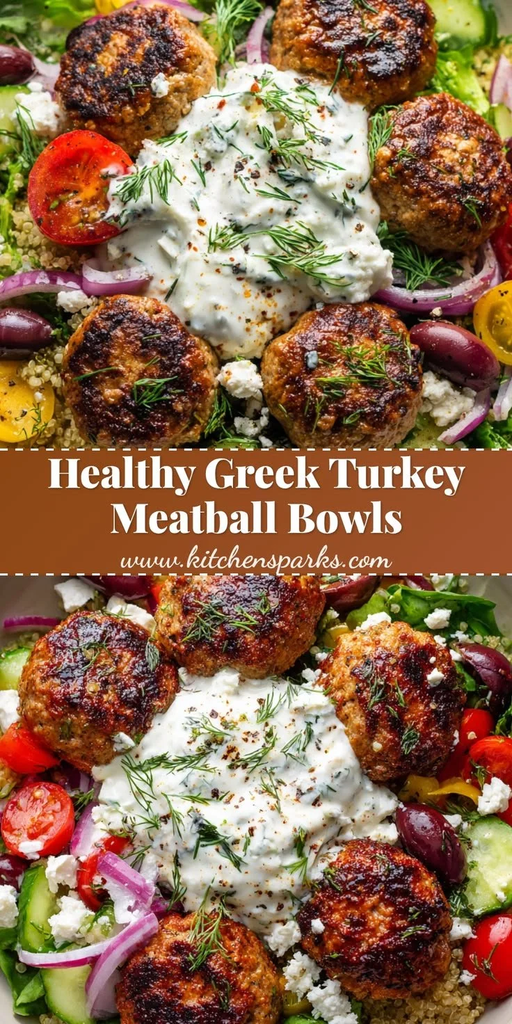 Greek Turkey Meatball Bowls: The Ultimate Mediterranean Dinner