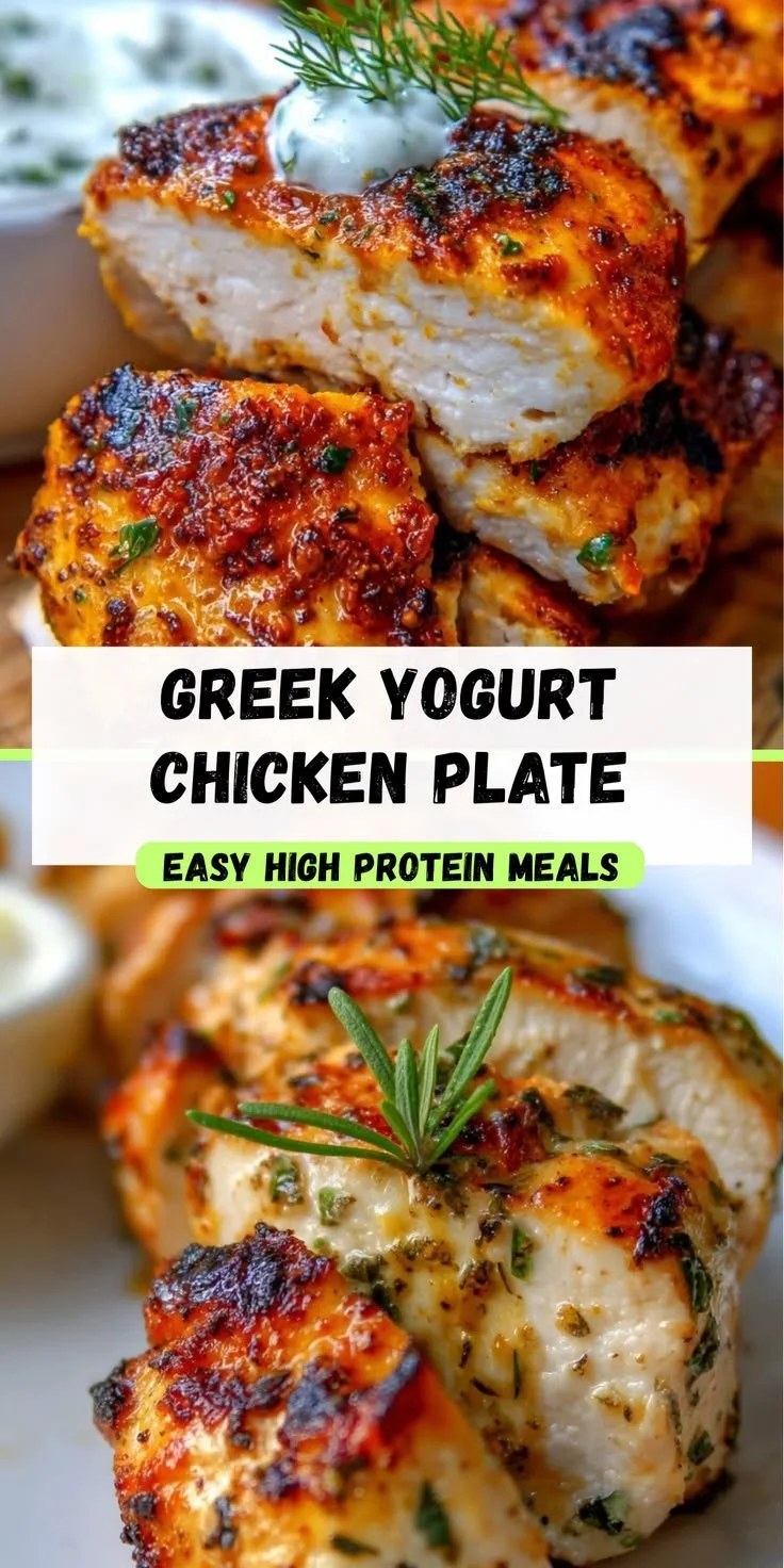 High Protein Greek Yogurt Marinated Chicken