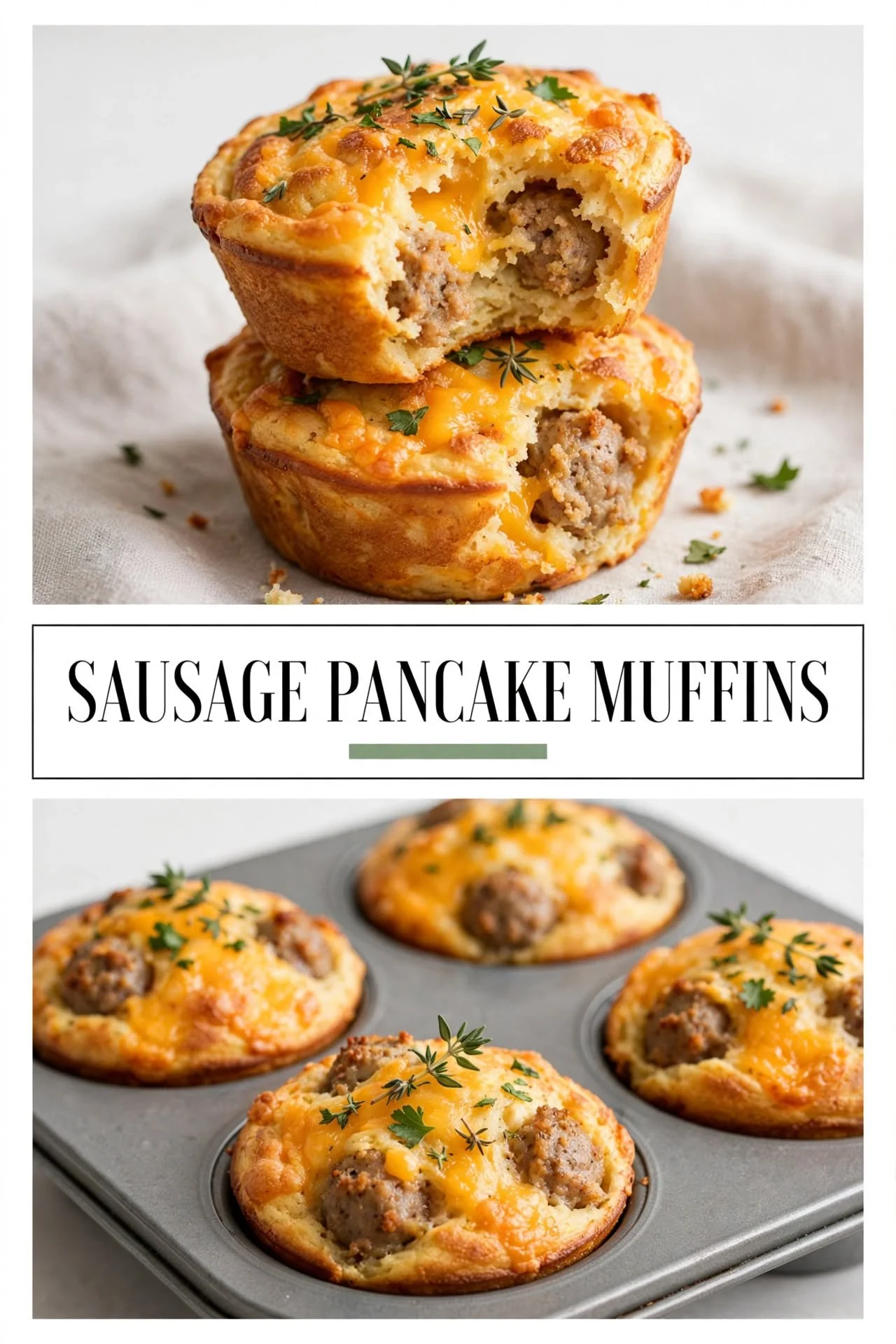 Sausage Pancake Muffins